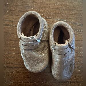 Freshly Picked Tan Baby Moccasin - Size 4